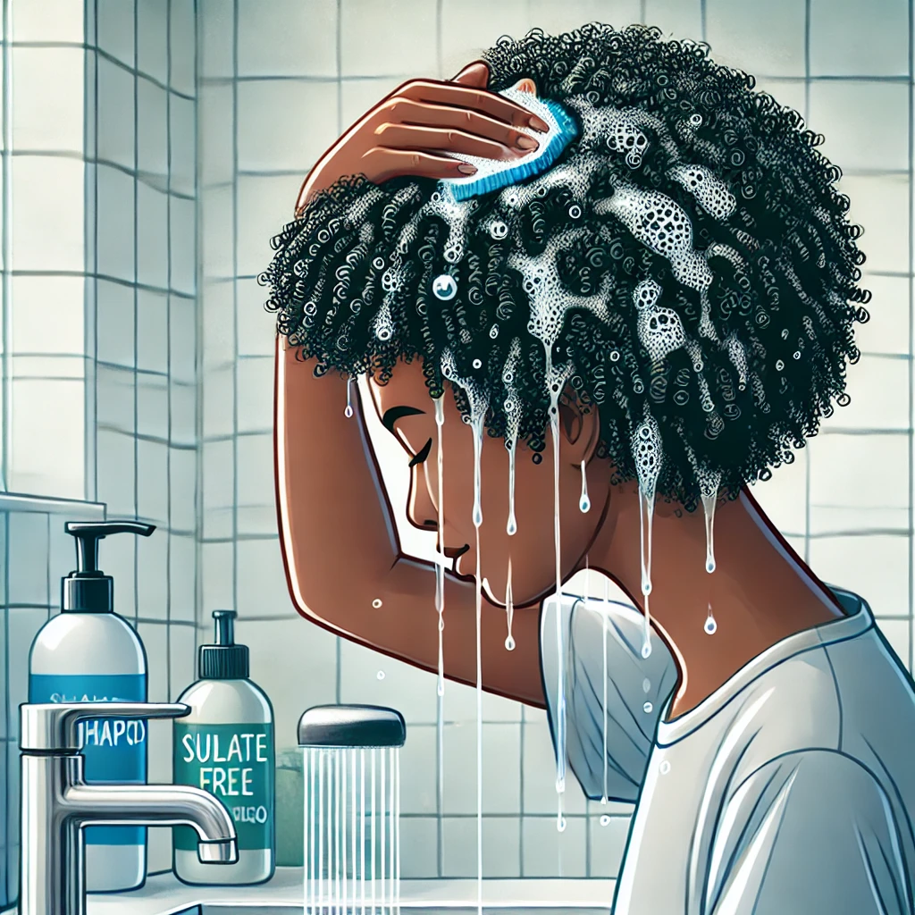 Wie wäscht man krauses oder Afro-Haare richtig?