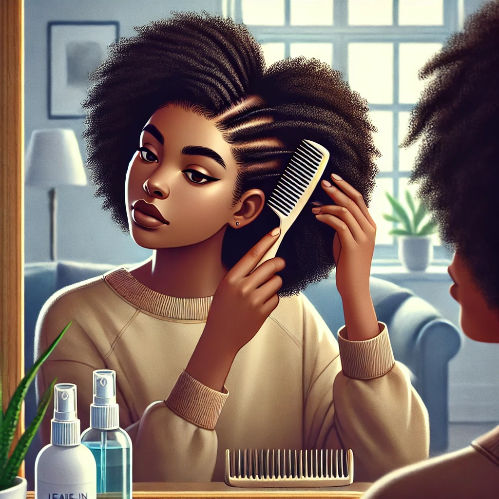 Bien peigner les cheveux afro